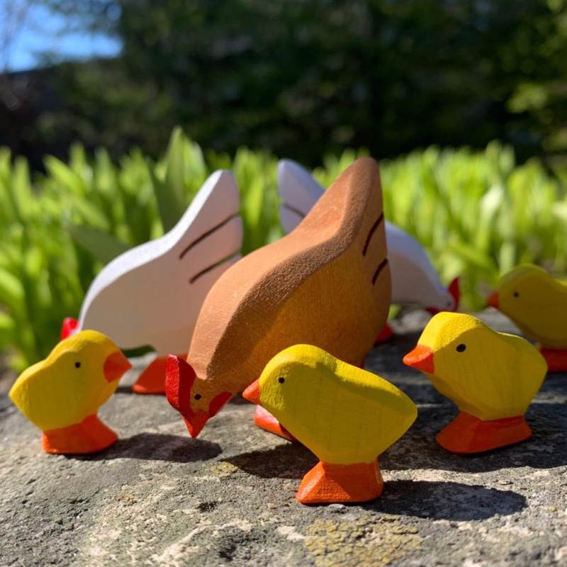 Bumbu Toys Brown Hen at Milk Tooth Australia