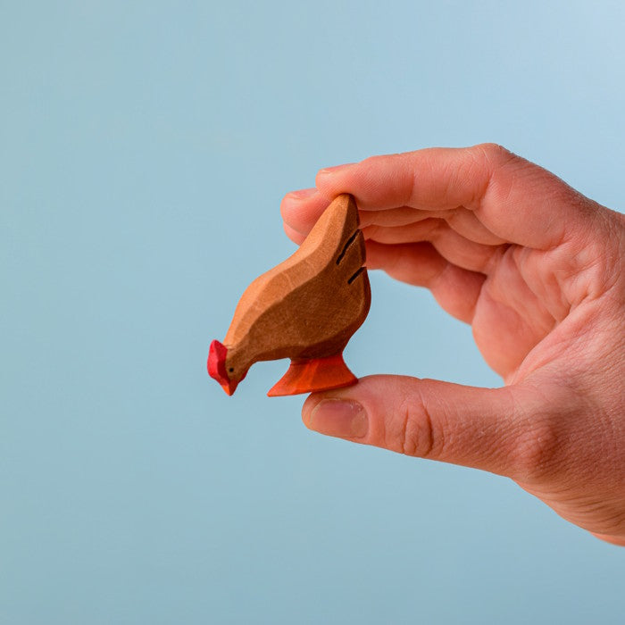 Bumbu Toys Brown Hen at Milk Tooth Australia