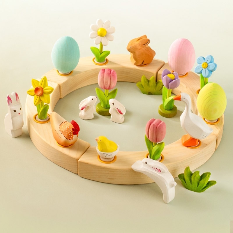 Bumbu Toys | Celebration Ring Ornament | Blue Egg