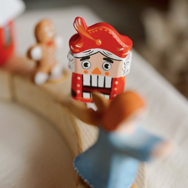 Bumbu Toys | Celebration Ring Ornament | Festive Nutcracker at Milk Tooth Australia