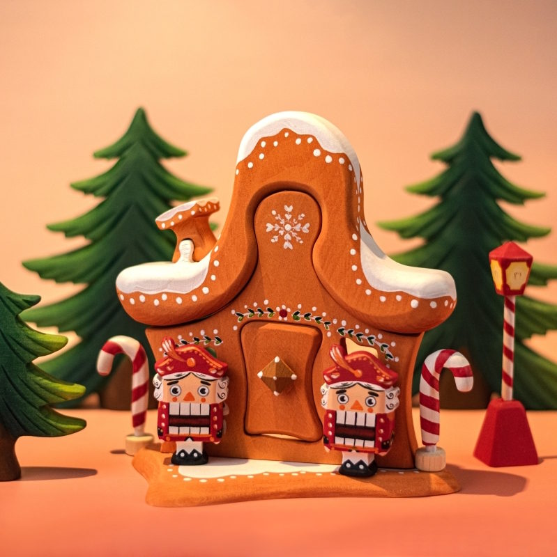 Bumbu Toys | Celebration Ring Ornament | Festive Nutcracker at Milk Tooth Australia