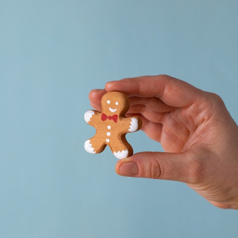 Bumbu Toys Celebration Ring Ornament Gingerbread Man at Milk Tooth Australia