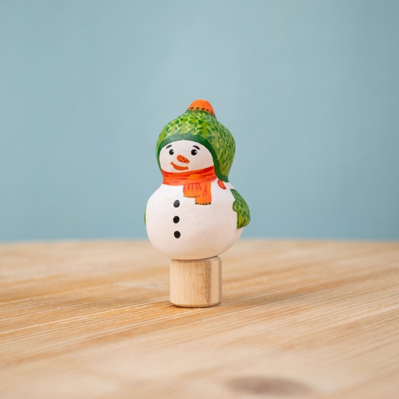 Bumbu Toys Celebration Ring Ornament Snowman at Milk Tooth Australia