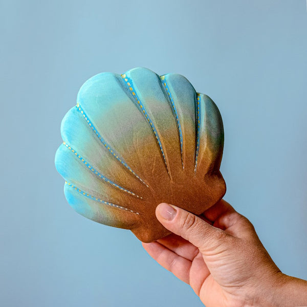 Clam Shell Toy Riley Bumbu Toys | Clam Shell with Pearl - Milk Tooth