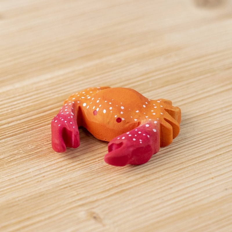 Bumbu Toys Crab wooden toy at Milk Tooth Australia