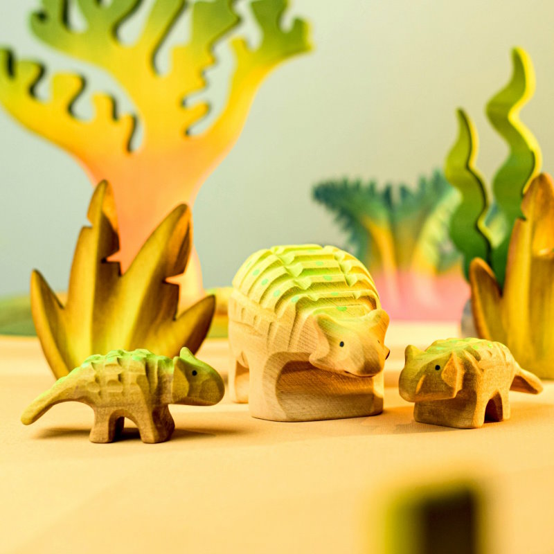 Bumbu Toys | Dinosaur | Ankylosaurus Baby at Milk Tooth Australia