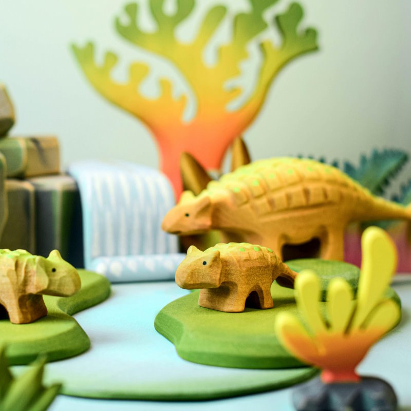 Bumbu Toys | Dinosaur | Ankylosaurus Baby at Milk Tooth Australia