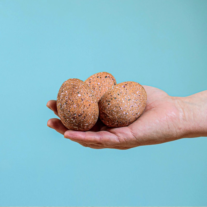 Bumbu Toys | Triceratops Eggs Set of 3 at Milk Tooth Australia