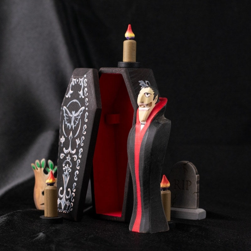 Bumbu Toys Coffin for Dracula the Vampire at Milk Tooth Australia