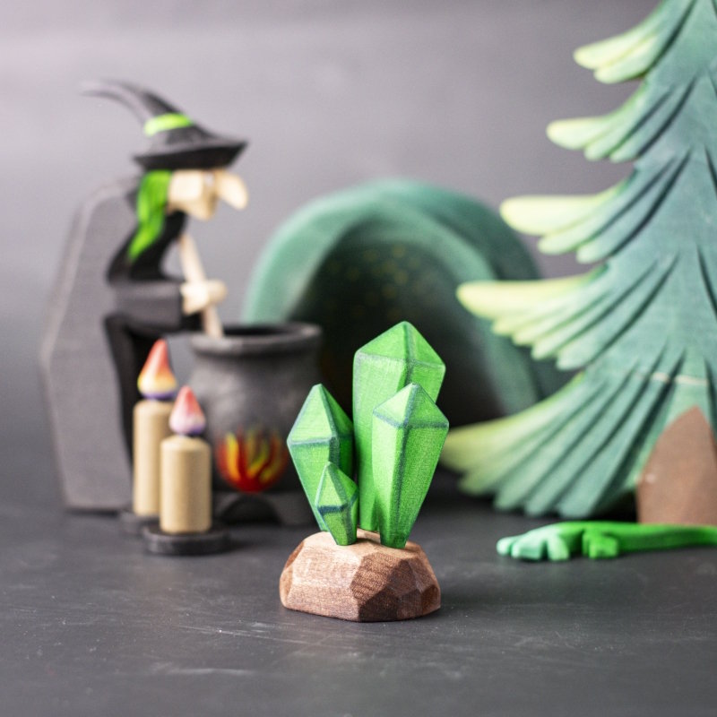 Bumbu Toys | Green Crystals at Milk Tooth Australia