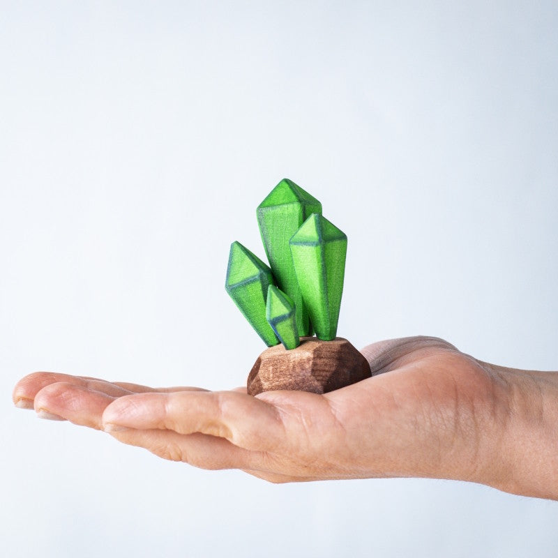 Bumbu Toys | Green Crystals at Milk Tooth Australia