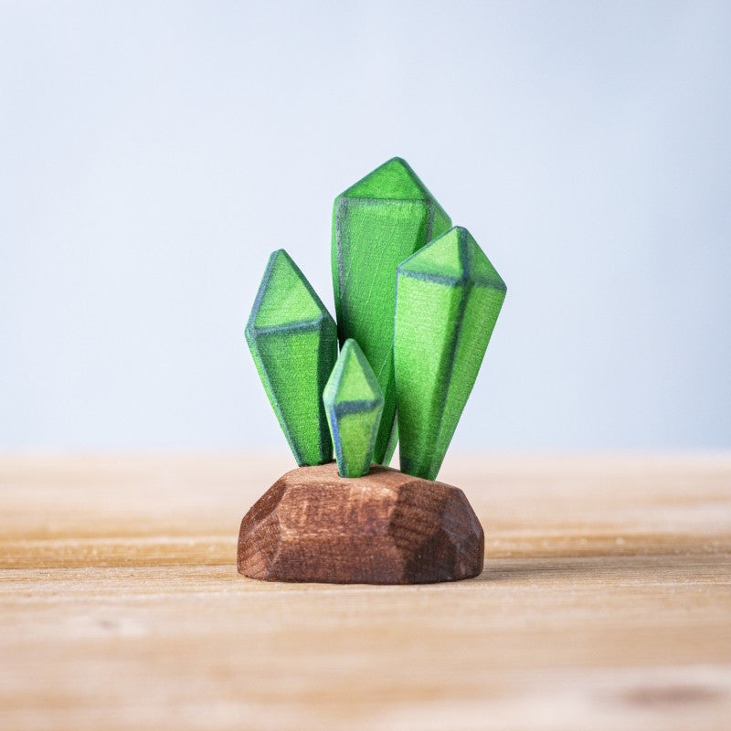 Bumbu Toys | Green Crystals at Milk Tooth Australia