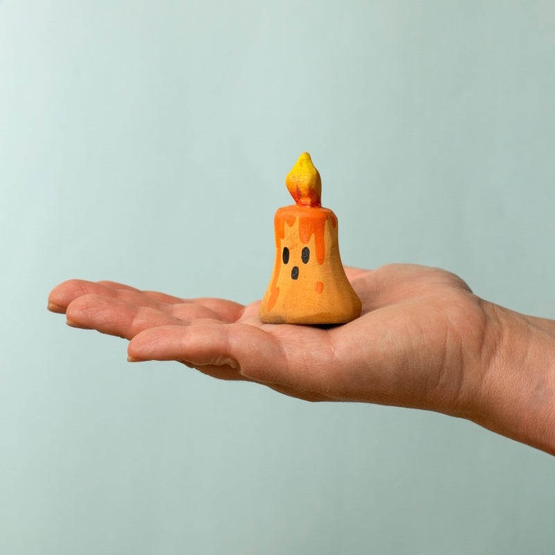 Bumbu Toys | Celebration Ring Ornament | Magic Candle Orange