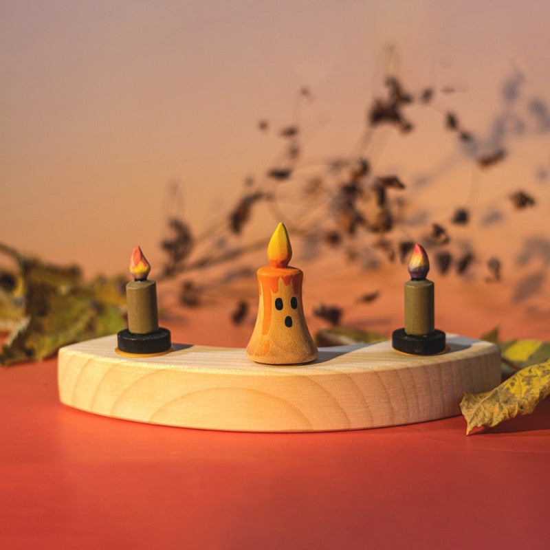 Bumbu Toys | Celebration Ring Ornament | Magic Candle Orange