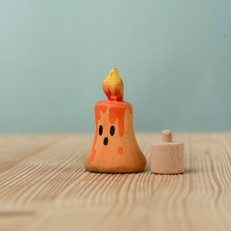 Bumbu Toys | Celebration Ring Ornament | Magic Candle Orange