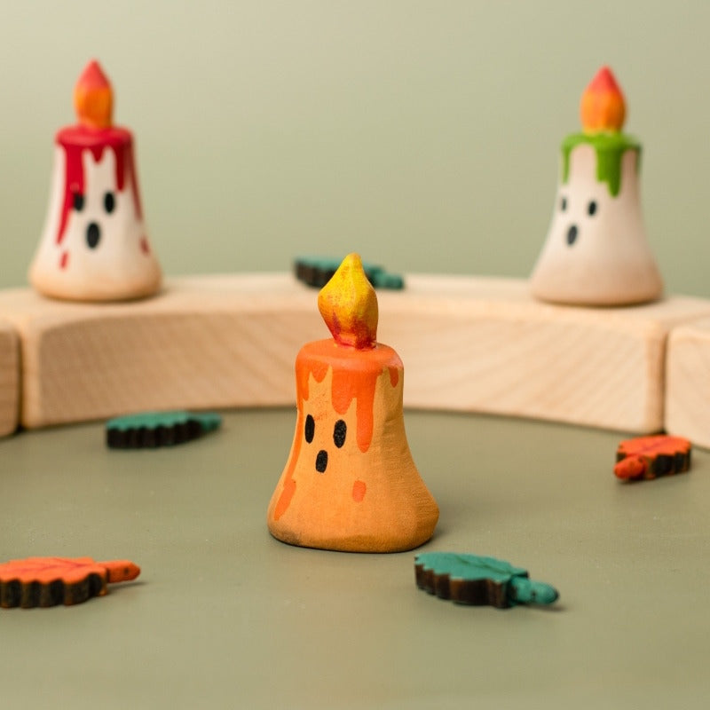 Bumbu Toys | Celebration Ring Ornament | Magic Candle Orange