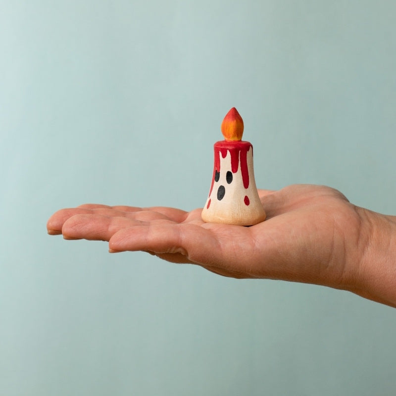 Bumbu Toys | Celebration Ring Ornament | Magic Candle Red