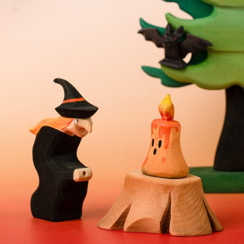 Bumbu Toys | Celebration Ring Ornament | Magic Candle Orange