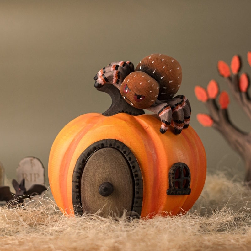 Bumbu Toys Halloween Pumpkin House at Milk Tooth Australia