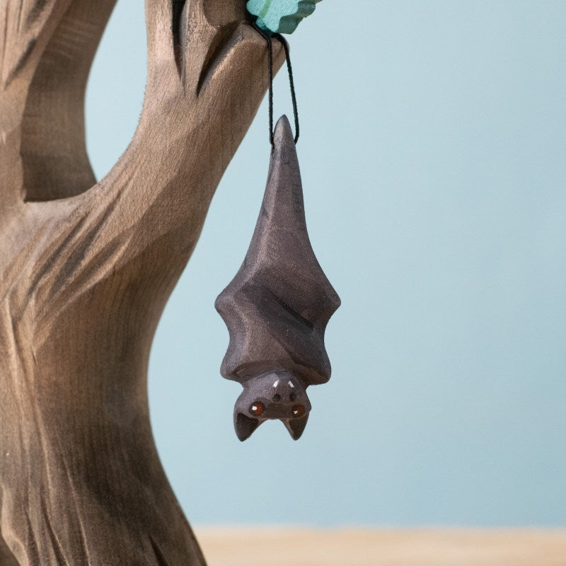 Bumbu Toys Huggy Bat wooden toy at Milk Tooth Australia