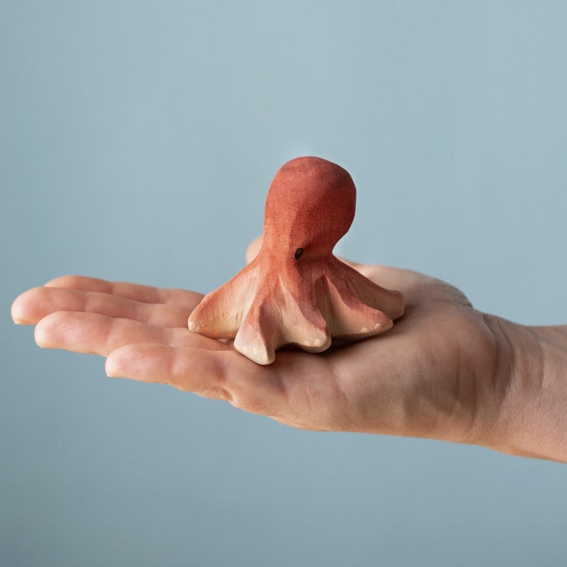 Bumbu Toys Octopus wooden toy at Milk Tooth Australia