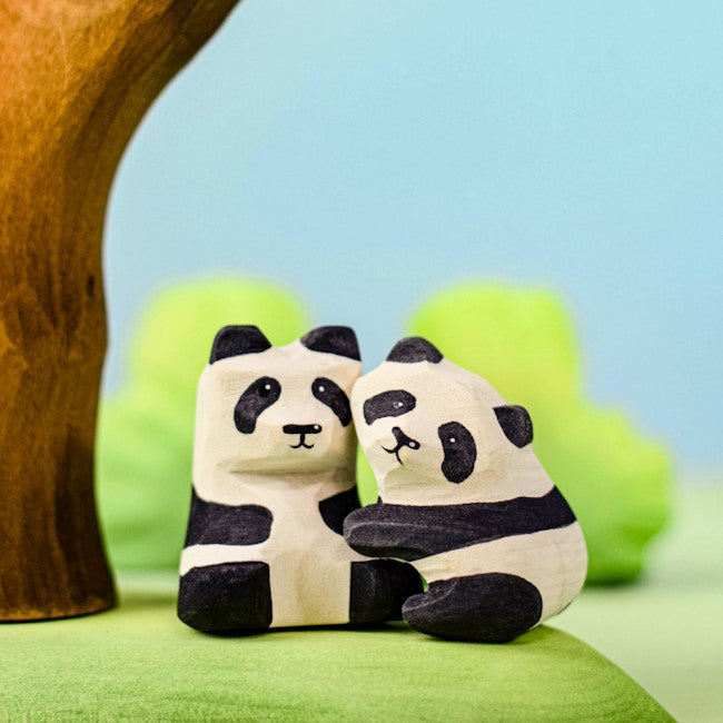 Bumbu Toys | Panda Bear Cub Sitting at Milk Tooth Australia