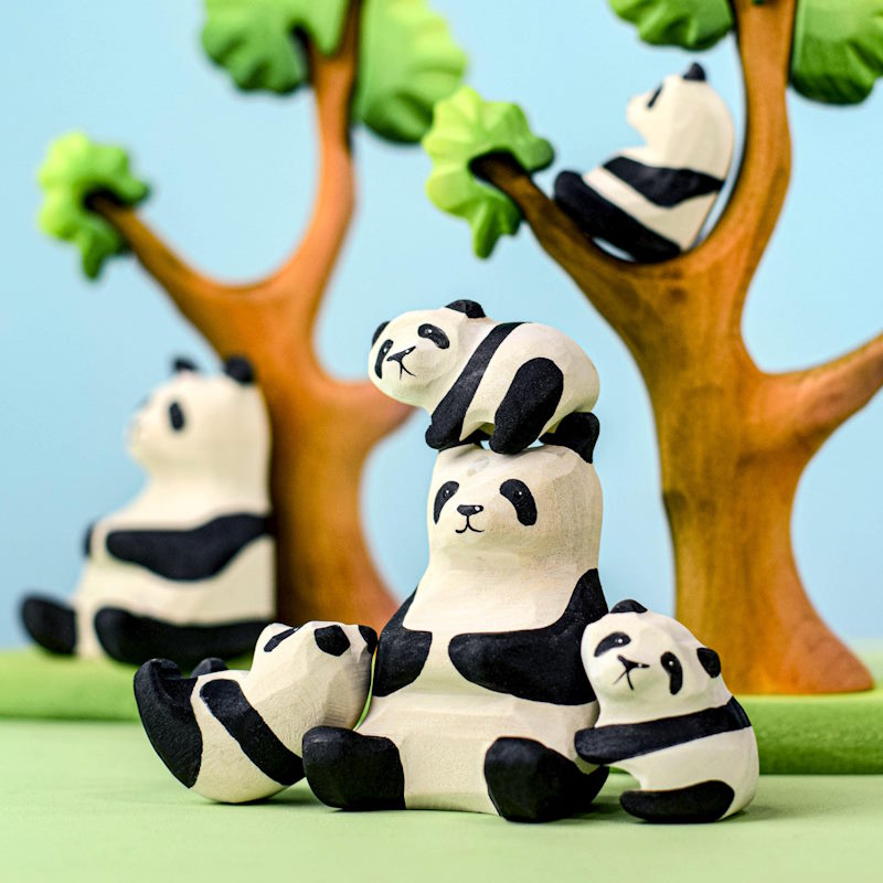 Bumbu Toys | Panda Bear Cub Climbing at Milk Tooth Australia