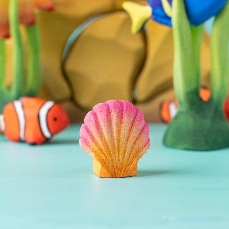 Bumbu Toys Pink Seashell at Milk Tooth Australia