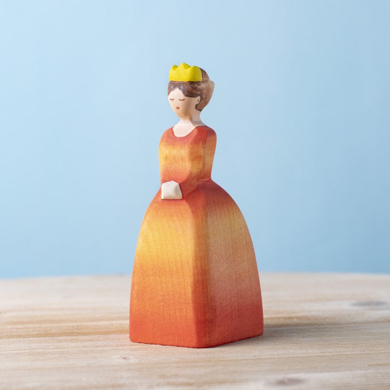 Bumbu Toys Princess wooden toy figurine at Milk Tooth Australia