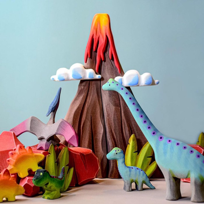 Bumbu Toys | Volcano with Lava & Clouds PRE-ORDER at Milk Tooth