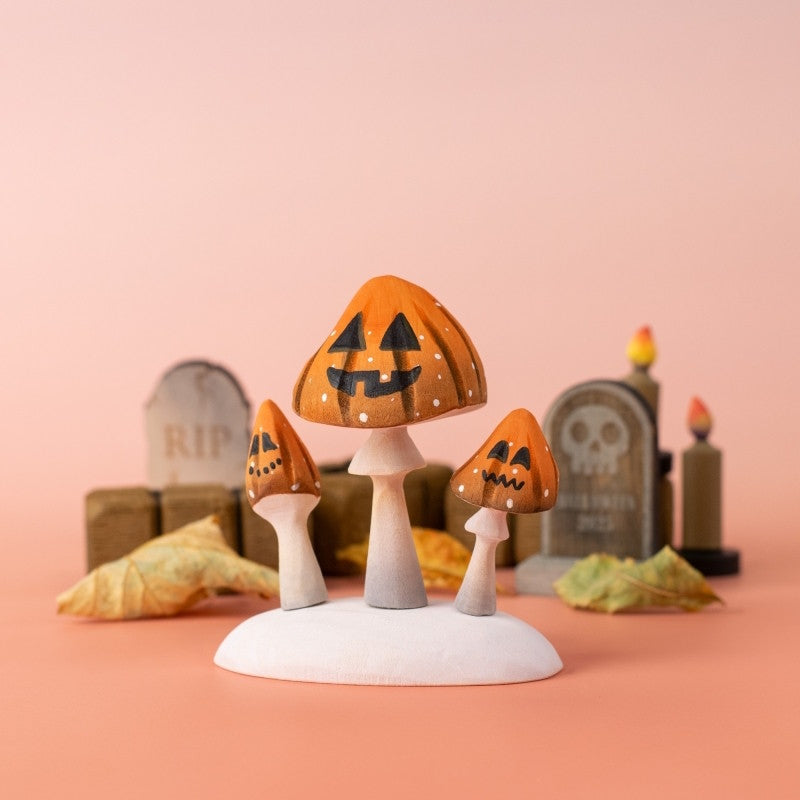 Bumbu Toys Pumpkin Mushrooms at Milk Tooth Australia