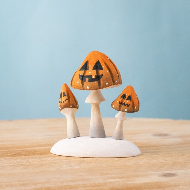 Bumbu Toys Pumpkin Mushrooms at Milk Tooth Australia