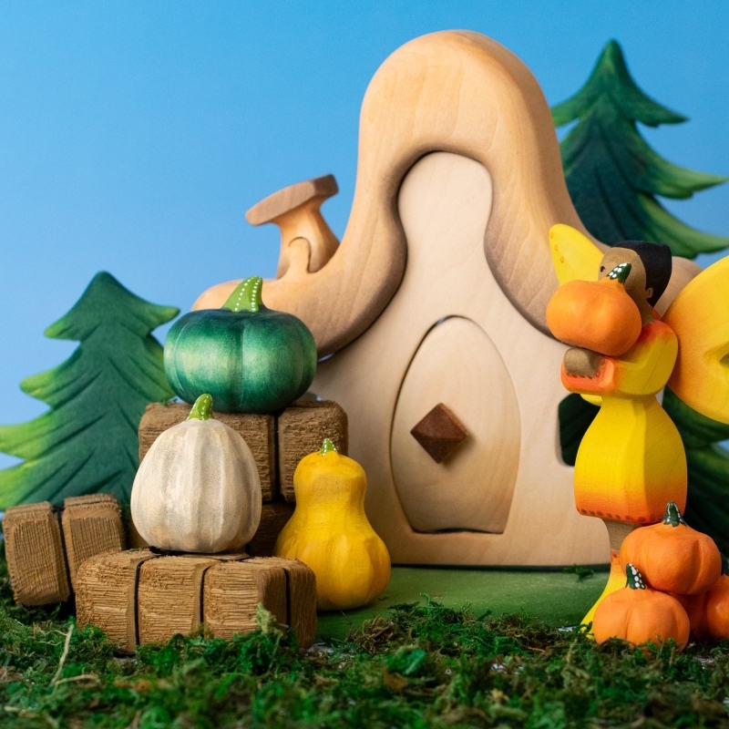 Bumbu Toys Pumpkin Patch Set of 3 at Milk Tooth Australia