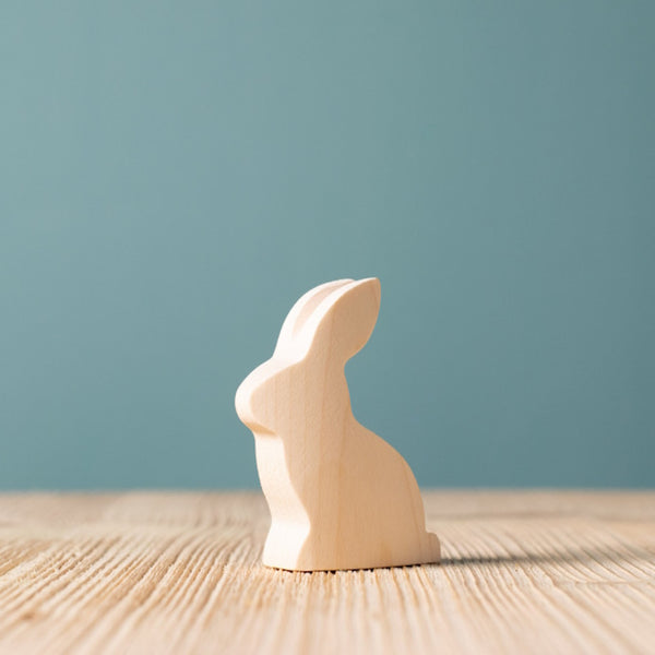 Bumbu | Wooden Sitting Rabbit - Milk Tooth