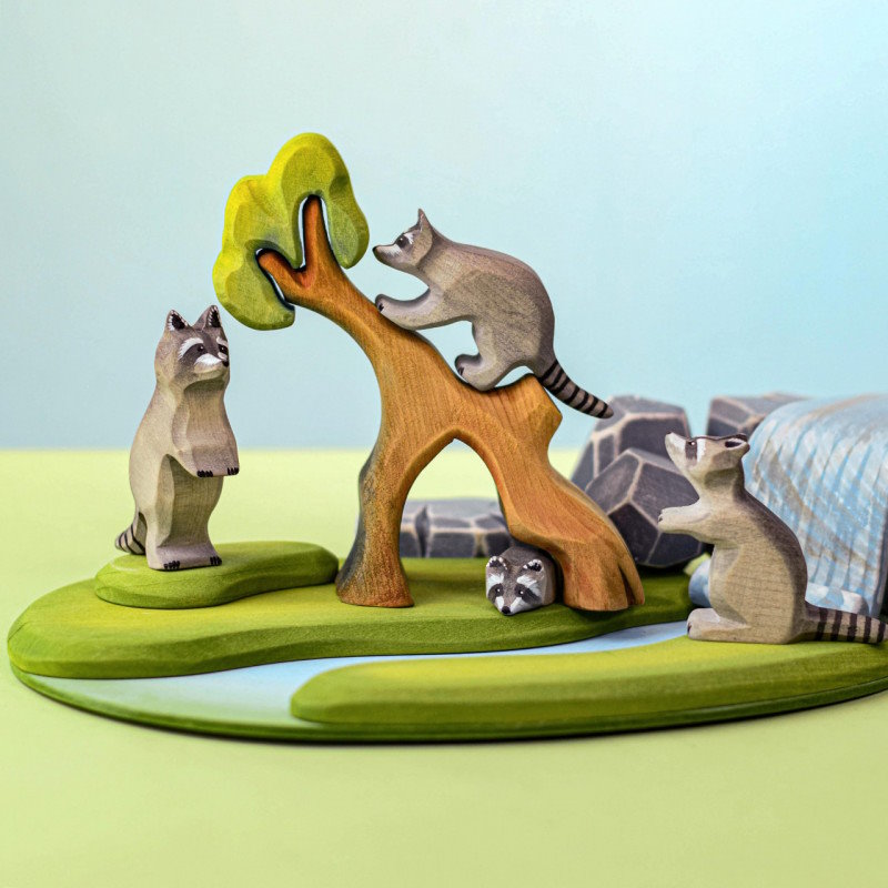 Bumbu Toys | Raccoon Sitting at Milk Tooth Australia