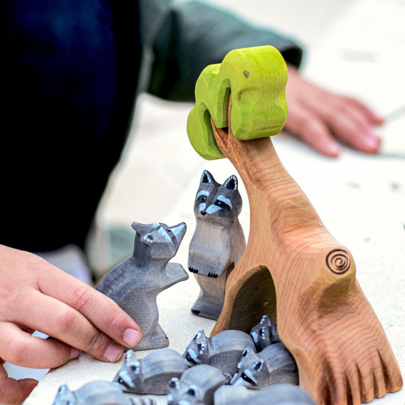 Bumbu Toys | Raccoon Standing at Milk Tooth Australia