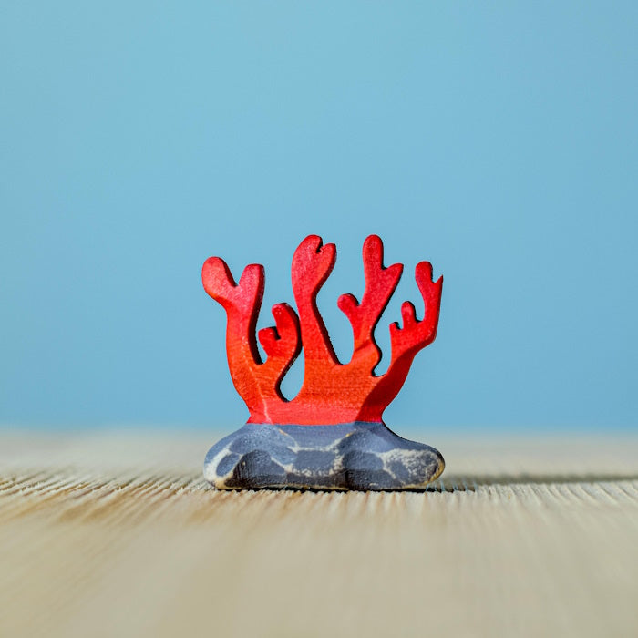 Bumbu Toys | Red Coral at Milk Tooth Australia