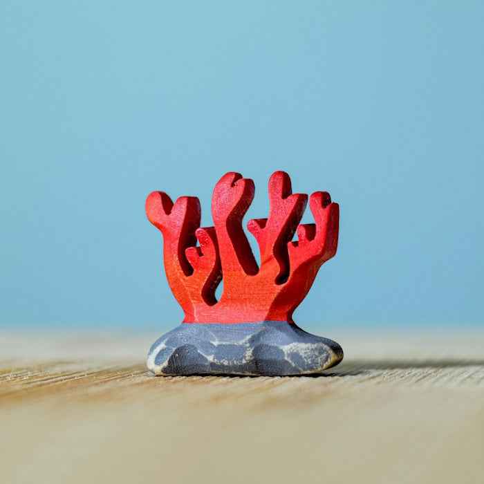 Bumbu Toys | Red Coral at Milk Tooth Australia