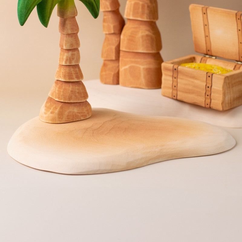 Bumbu Toys Sandy Island wooden toy at Milk Tooth Australia