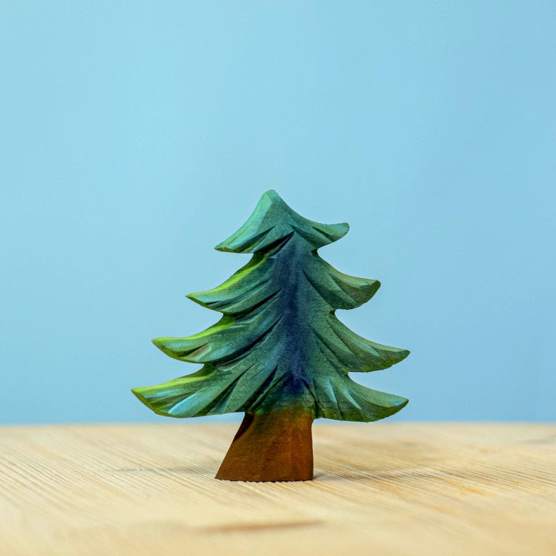 Bumbu Toys Small Fir Tree wooden toy at Milk Tooth Australia