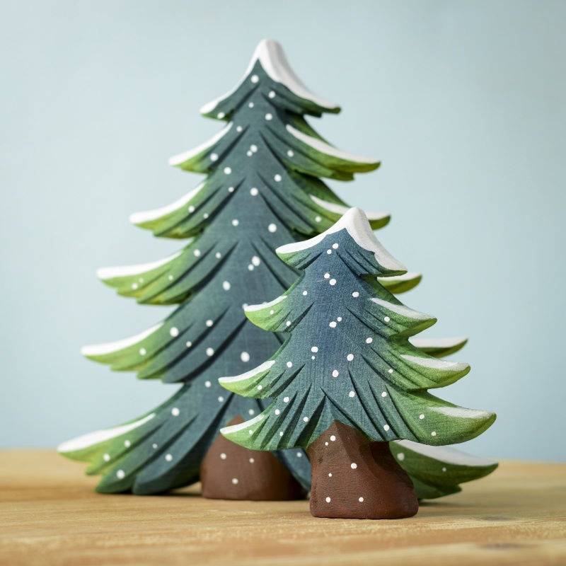 Bumbu Toys | Snowy Fir Tree Set at Milk Tooth Australia