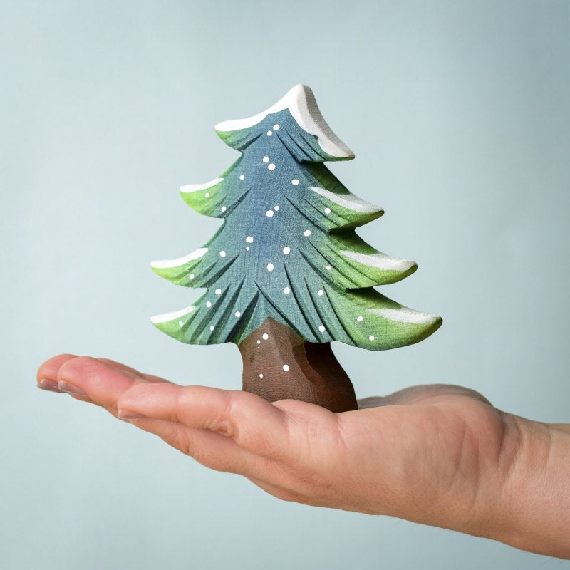 Bumbu Toys | Snowy Fir Tree Set at Milk Tooth Australia