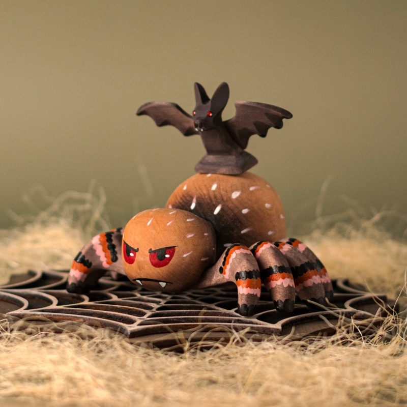 Bumbu Toys Flappy Bat wooden toy at Milk Tooth Australia