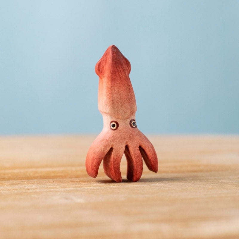 Bumbu Toys Squid wooden toy at Milk Tooth Australia