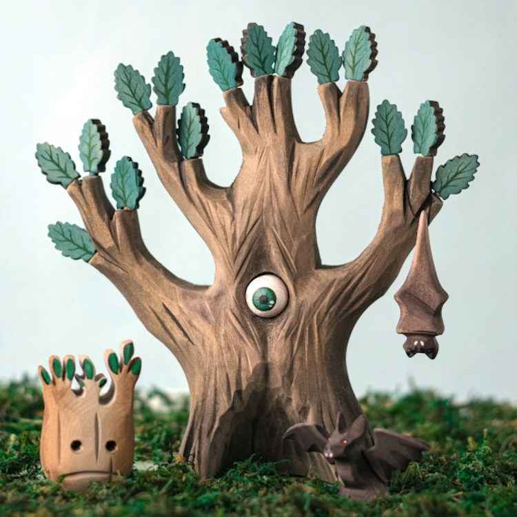 Bumbu Toys The Watching Oak Green at Milk Tooth Australia