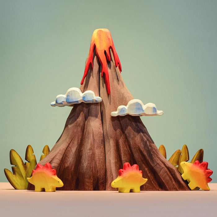 Bumbu Toys | Volcano with Lava &amp; Clouds PRE-ORDER at Milk Tooth