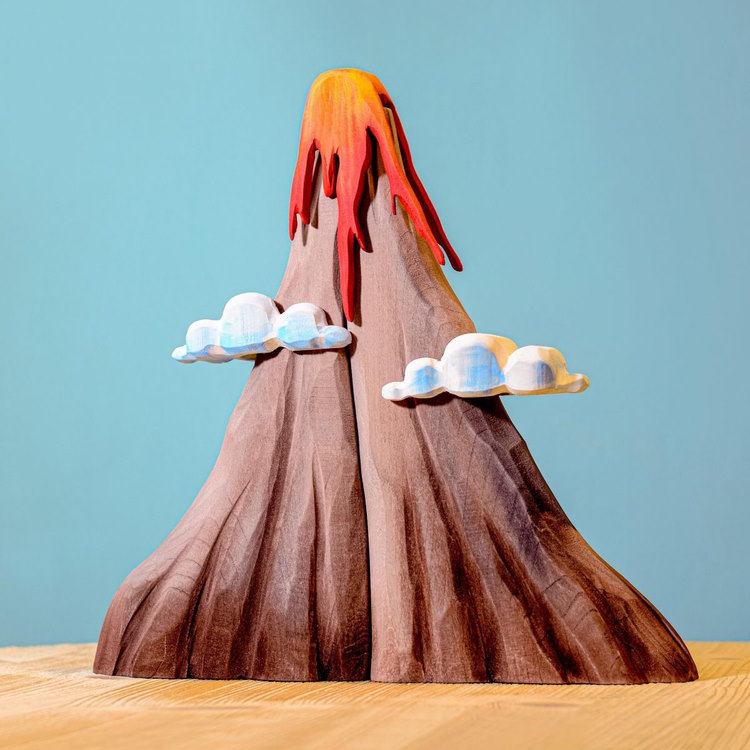 Bumbu Toys | Volcano with Lava &amp; Clouds PRE-ORDER at Milk Tooth