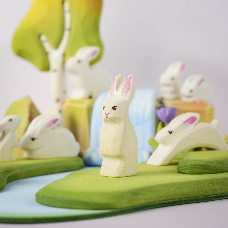 Bumbu Toys | White Rabbit Listening at Milk Tooth Australia