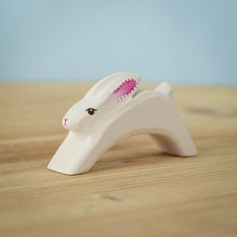 Bumbu Toys | White Rabbit Running at Milk Tooth Australia