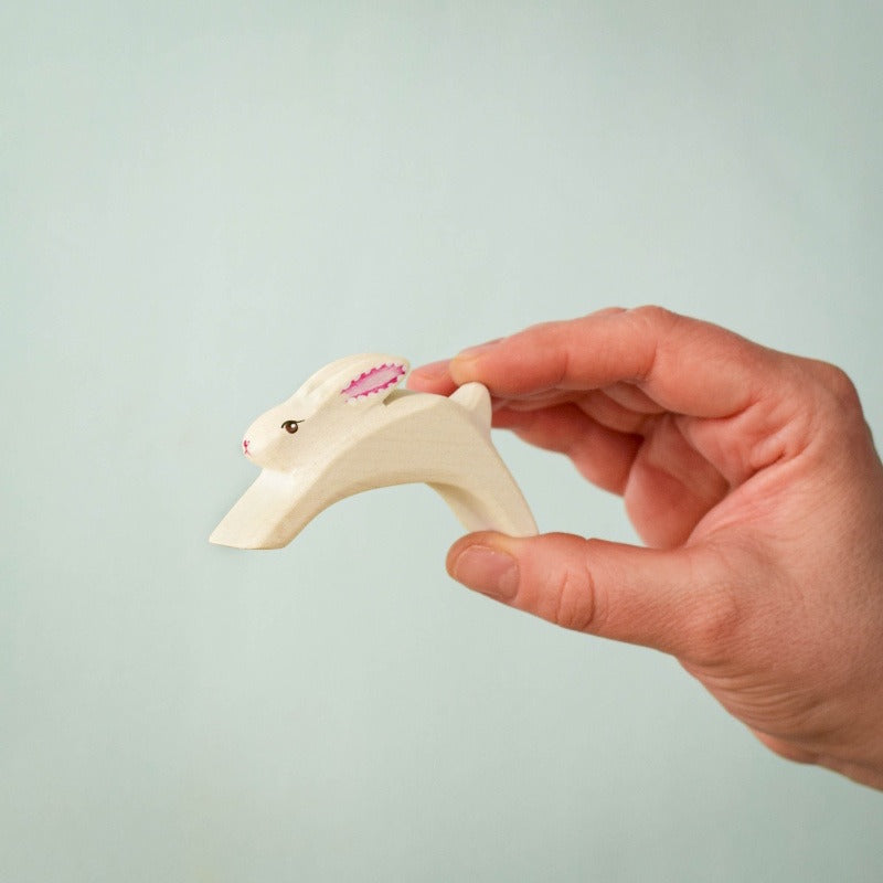 Bumbu Toys | White Rabbit Running at Milk Tooth Australia